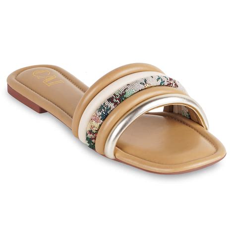 Multi Patterned Nude Flat – The CAI Store