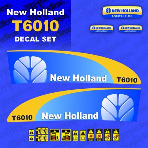 Buy New Holland T6010 Aftermarket Decal/Aufkleber/Adesivo/Sticker ...