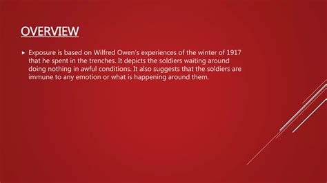 Exposure - Wilfred Owen | PPTX
