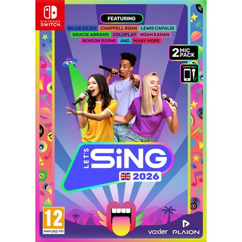Plaion | PLAION Lets Sing 2026 + 2-Mic | Nintendo Switch | SportsDirect.com