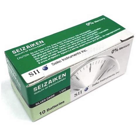 Seizaiken SR626SW 377 Silver Oxide Battery – 1.55V Watch Cell – Royal ...