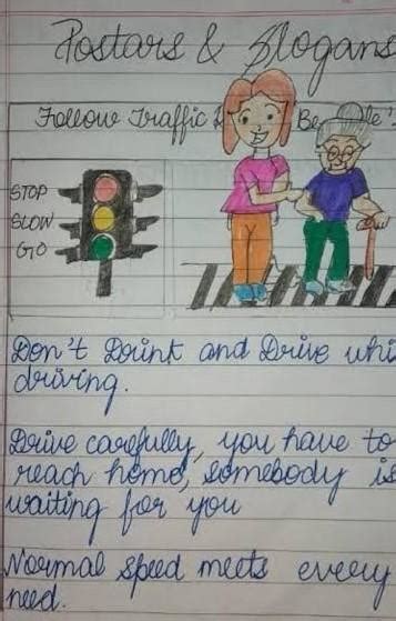 Prepare a poster on behalf of Madhya Pradesh TrafficDepartment asking ...