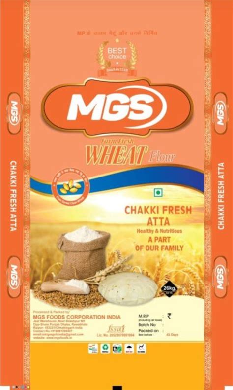 Wheat Flour 25 KG Manufacturers, Exporters and Suppliers from Raipur India
