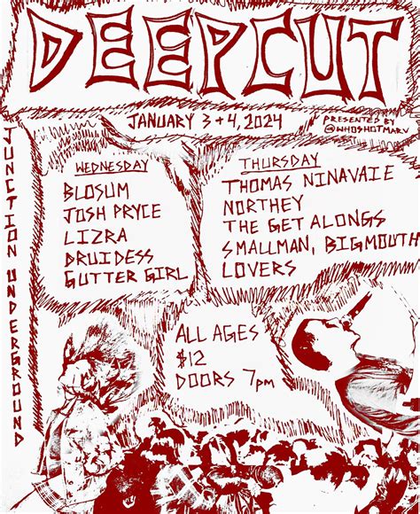 DEEPCUT DAY 1, junction underground, Antrim, 3 January to 4 January ...