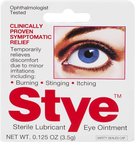 Amazon.com: Stye Sterile Lubricant Eye Ointment, Ophthalmologist Tested ...