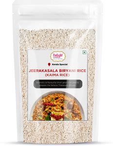 Delight Foods Kerala Special Jeerakasala Biryani Rice| Kaima Rice ...