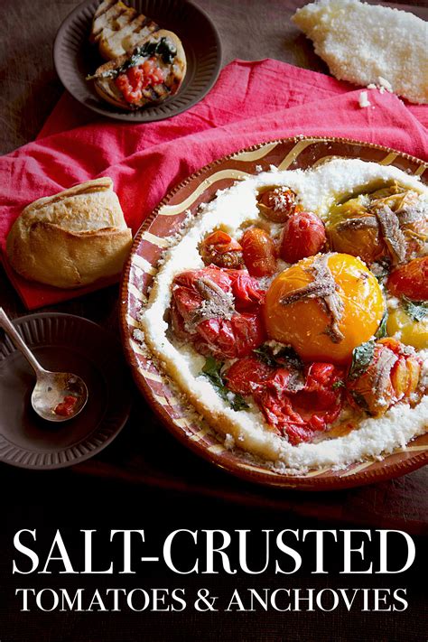Salt-Crusted Tomatoes and Anchovies | SippitySup