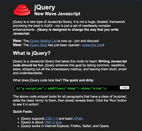 Image result for jQuery JavaScript Library