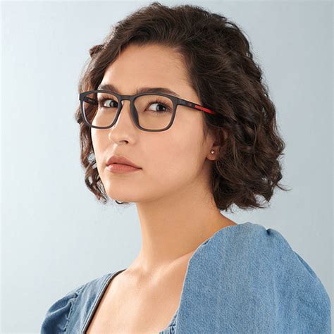 Buy Matte Grey Maroon Full Rim Square Lenskart Air Essentials VC E12489 ...