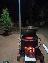 Agneekaa Ecomini Biomass Cooking Stove, Smokeless Chulha/Stove for ...