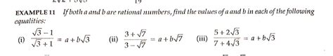 if both a and b are rational numbers , find the values of a and b in ...