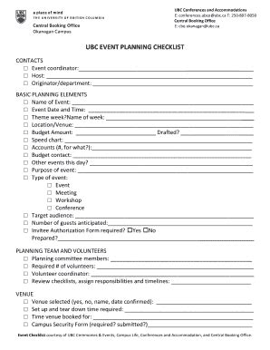 26+ Free Editable Plan Checklist Templates in MS Word [DOC] - Page 2 ...
