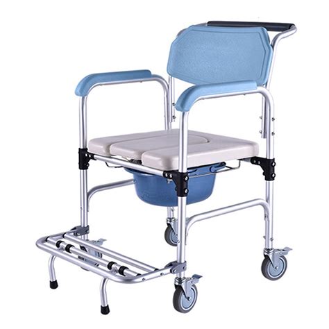 Buy ACZZ Mobile Shower Chair Wheel Chairs,Commode Chair Toilet Backrest ...