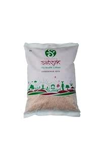 S Siddhagiri's SATVYK THE HEALTH re STORE Organic Ambemohar Rice (5kg ...
