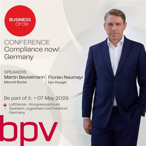 bpv Hügel | Compliance now! Germany