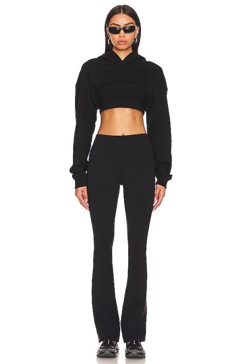 alo Airbrush High Waist Bootcut Legging in Black | REVOLVE