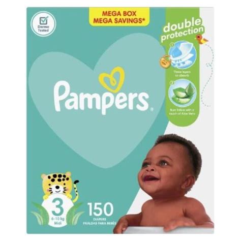 Pampers Mega Box Size 3 Diapers 150s - Superb Hyper