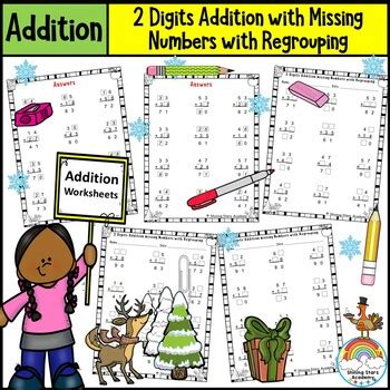 Missing Numbers 2-Digit Math 的图像结果