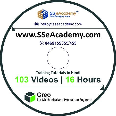 Creo Parametric Training Tutorials in Hindi (103 Videos | 12 Hours ...