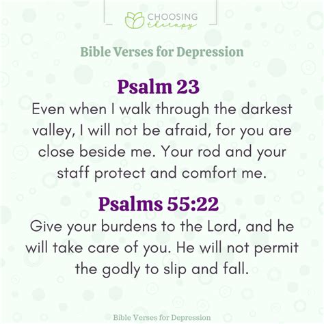 Image result for Scriptures for Healing Depression