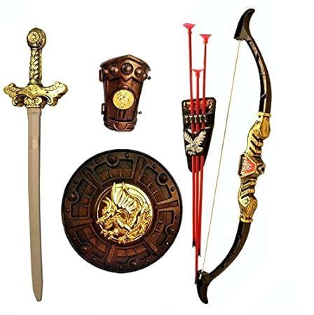 VSHINE Bahubali Sword and Archery Set - Knights Warrior Set Fancy Dress ...