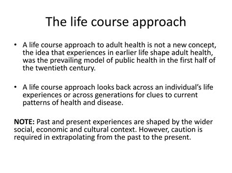 Who Life Course Approach 的图像结果
