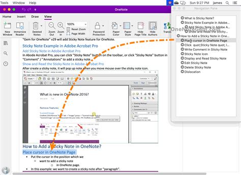 Image result for OneNote Navigation Pane