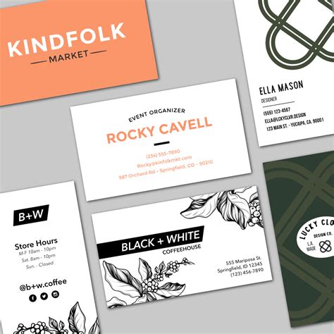 Free Affinity Designer Business Card Templates — Trailway Co