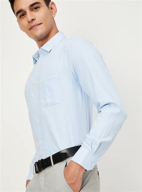 Buy Men Regular Fit Woven Formal Shirt Online at just Rs. 699.0 ...