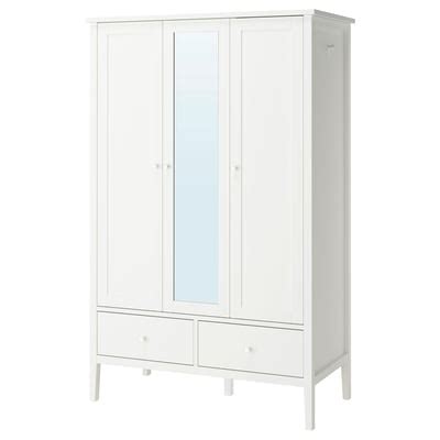 GULLABERG wardrobe, white, 128x64x201 cm (503/8x251/4x791/8") - IKEA