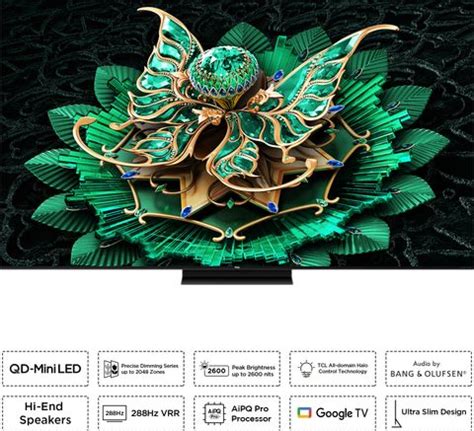 TCL C7K 139 cm (55 inch) Ultra HD (4K) Mini LED Smart Google TV with ...