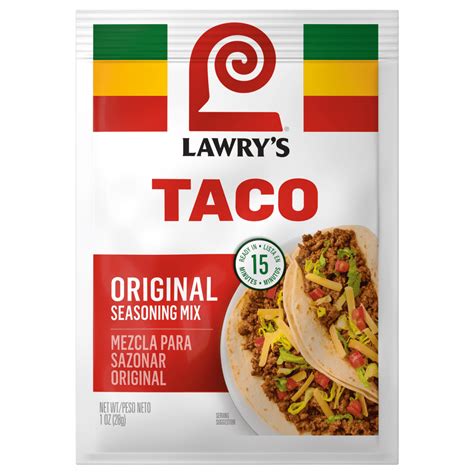 Lawry's® Taco Seasoning Mix | McCormick