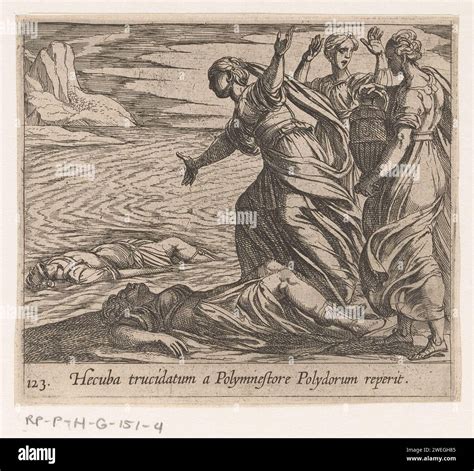 Hekuba discovers the body of Polydorus, Antonio Tempesta, 1606 - 1638 ...