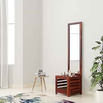 Amazon Brand - Solimo Longmont Dressing Table with Open Shelf Storage ...
