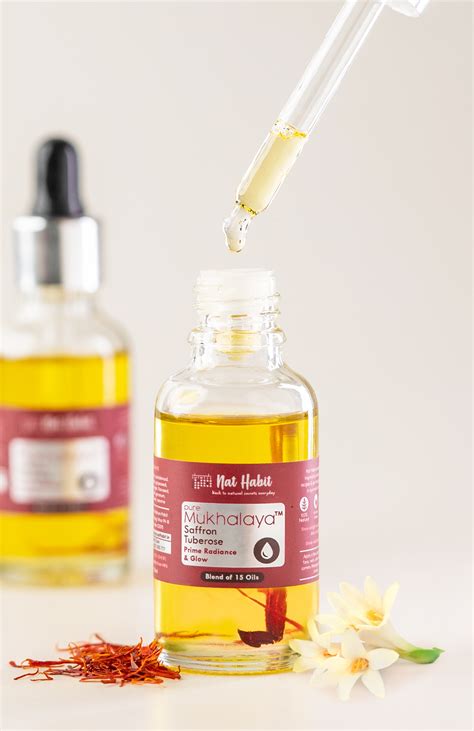 Pure Saffron Tuberose Mukhalaya Face Oil