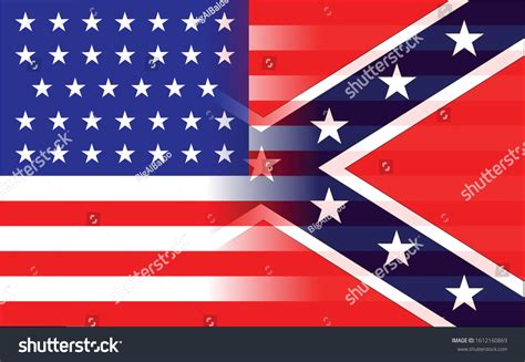 Confederate And Us Flag Clip Art File:Flag Of The Confederate States
