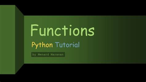 Image result for Functions in Python for PPT
