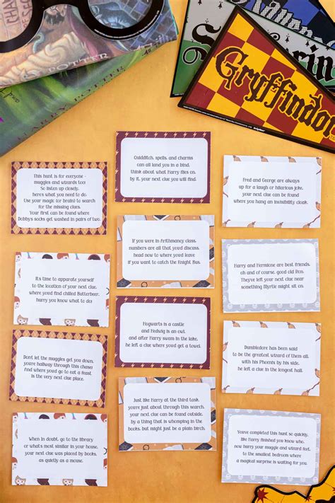 Free Printable Harry Potter Scavenger Hunt (2025)