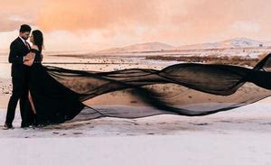 G178 (2), Yellow prewedding Shoot Long Trail Gown, Size (ALL) – Style ...