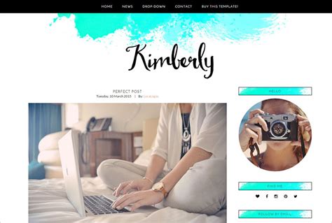 Blog Page Website 的图像结果