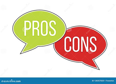 Pros Versus Cons Stock Image | CartoonDealer.com #142713919