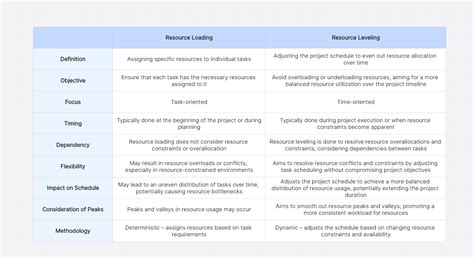 MS Project Resource Loading 的图像结果
