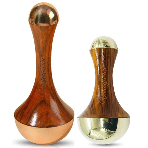 Kansa Wand Set for Body – Ayurvedic Healing Tool for Skin – Vintageware