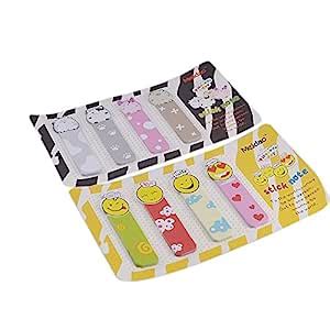 Saamarth Impex Anima & Cute Smili Sticker Book Marker 2 Pcs SI-1721 ...
