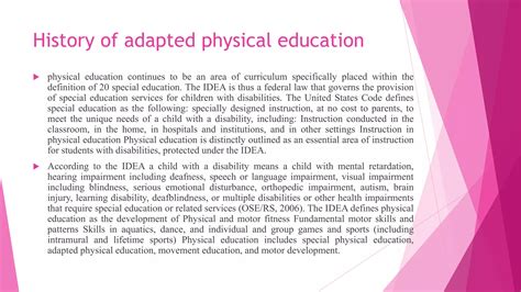 Adapted physical education | PPTX