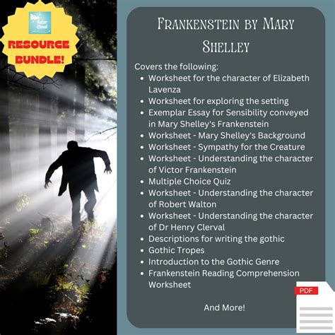 Frankenstein by Mary Shelley Resource Bundle | Teaching Resources
