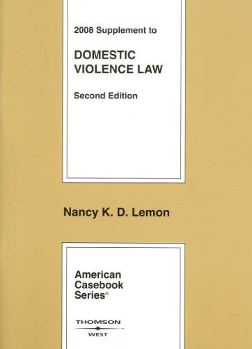 Buy Domestic Violence Law, 2008 (American Casebook Series) Book Online ...
