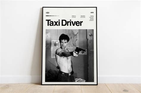 Hollywood Poster Taxi Driver Movie UnFramed Poster For Room & Office ...
