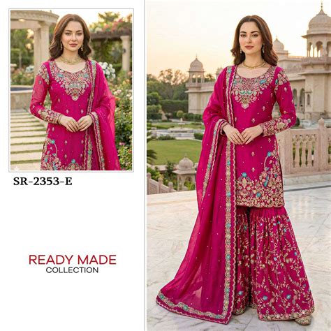 SHREE FABS SR 2353 EFGH JIMMY SILK DESIGNER HEAVY READY MADE SHARARA ...
