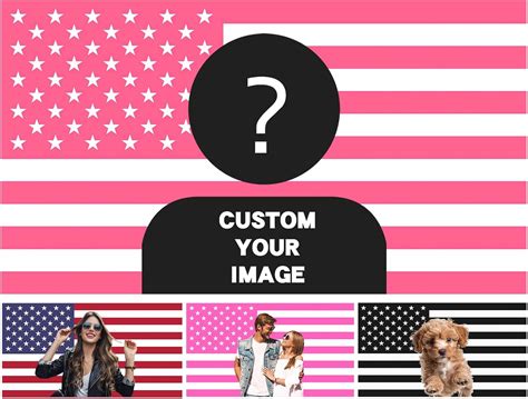 Amazon.com : Custom American Flag 2x3 Ft - Pink American Flag ...
